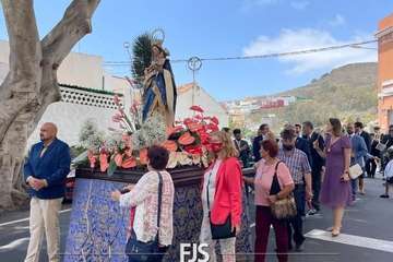 Telde rinde tributo a San Lorenzo en la capital grancanaria/Francisco Javier Santana.